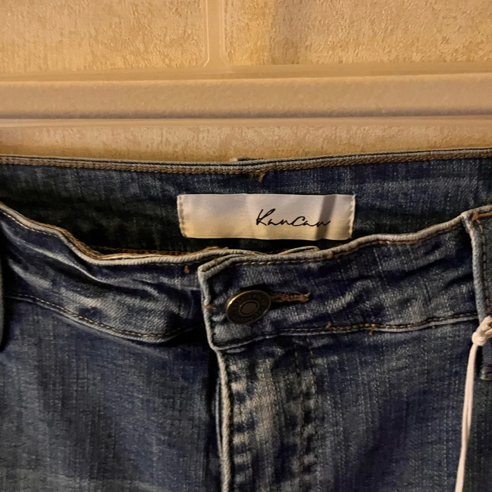 Kancan Mid-Rise Ankle Skinny Blue Jeans - Picture 3 of 9